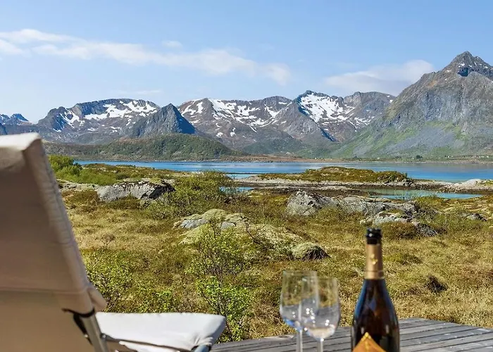 Luxury In Beautiful Lofoten With Jacuzzi And Sauna アパート Kleppstad