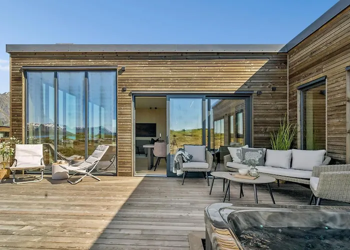 Luxury In Beautiful Lofoten With Jacuzzi And Sauna * Kleppstad