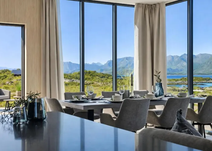 Luxury In Beautiful Lofoten With Jacuzzi And Sauna アパート *